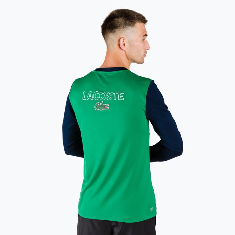 Tricou de tenis pentru bărbați Lacoste TH0831 91A albastru 3