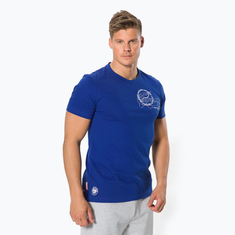 Tricou Lacoste pentru bărbați, alb TH0964.EMJ.T3