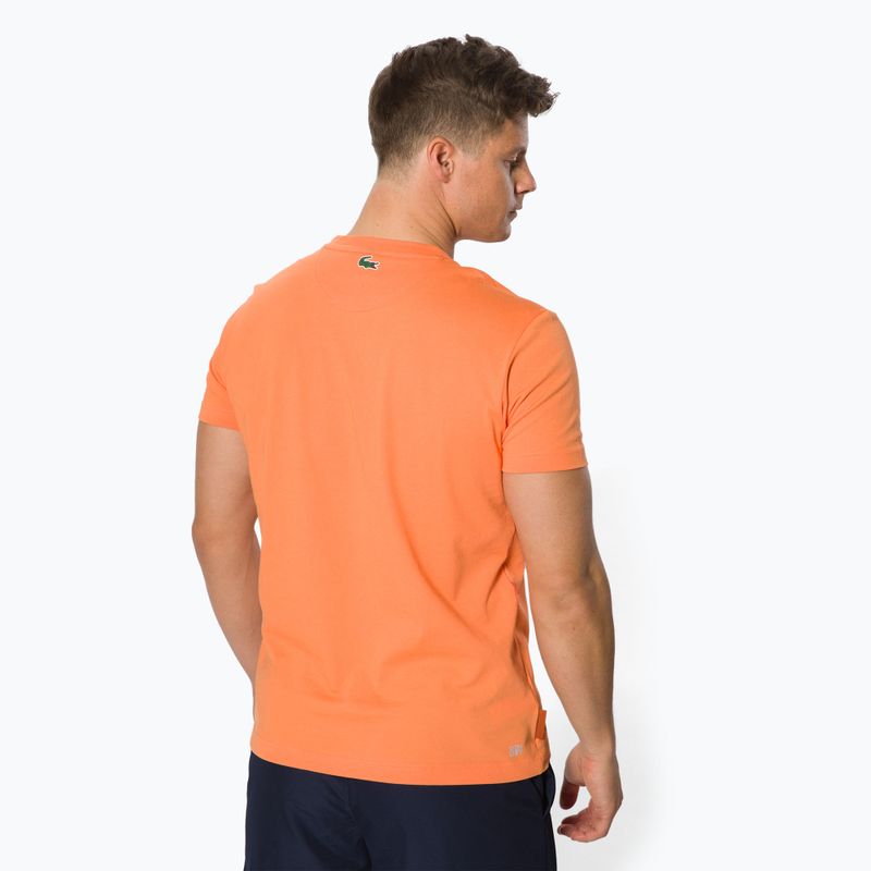 Cămașă de tenis Lacoste pentru bărbați Lacoste Turtle Neck Orange TH0964.FNX 3