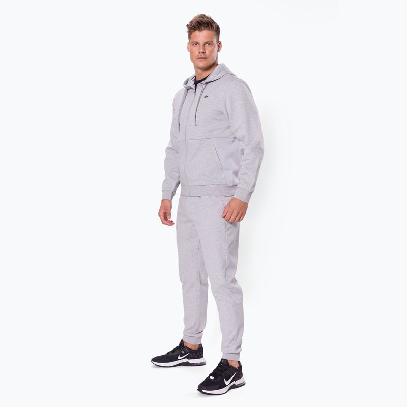 Lacoste hanorac cu glugă SH9676 9YA gri SH9676 2