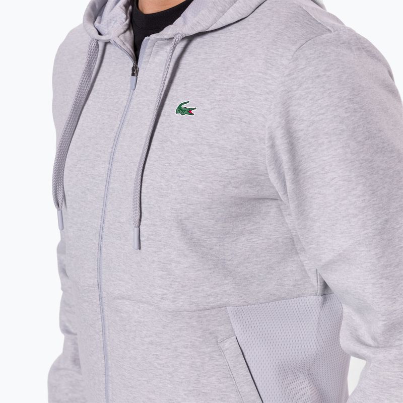 Lacoste hanorac cu glugă SH9676 9YA gri SH9676 4