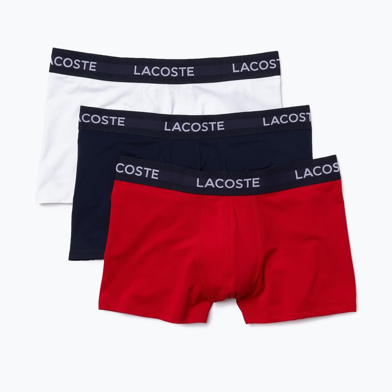 Boxeri pentru bărbați Pachet de 3 boxeri Lacoste 5H9623 LAW colorată