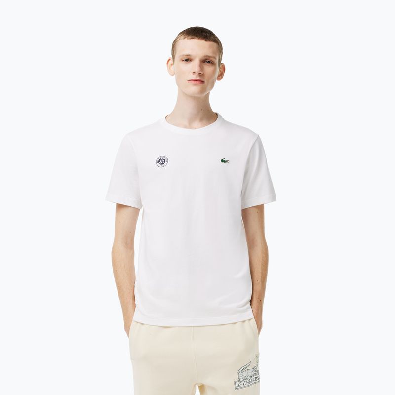 Cămașă de tenis pentru bărbați Lacoste alb TH2116