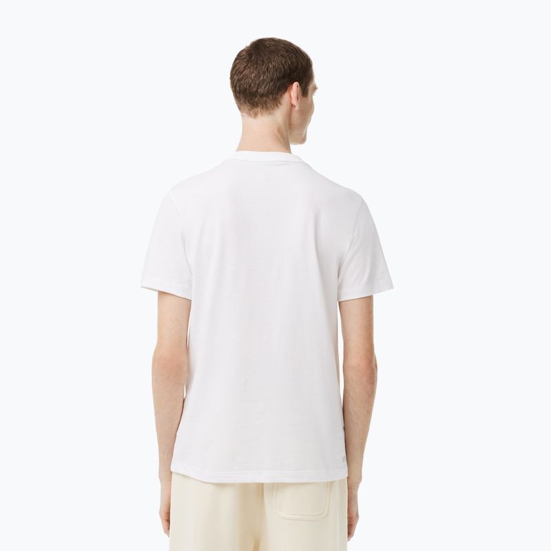 Cămașă de tenis pentru bărbați Lacoste alb TH2116 2