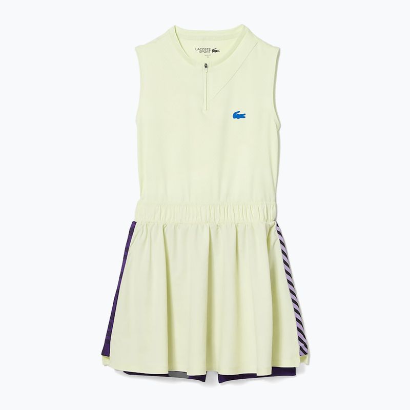 Rochie de tene Lacoste galben EF9241