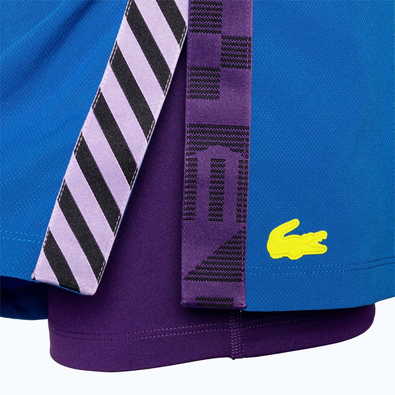 Pantaloni scurți de tenis pentru femei Lacoste albaștri GF9262 3