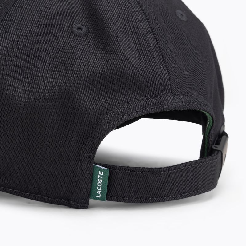 Șapcă Lacoste RK0440 black 4