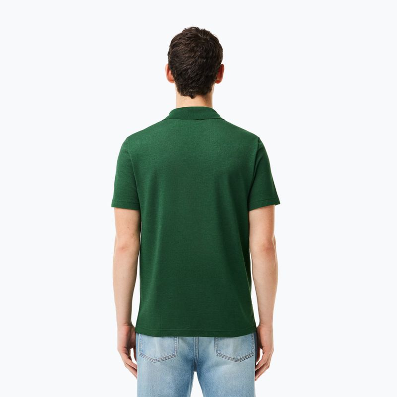 Tricou polo pentru bărbați Lacoste DH0783 green 2