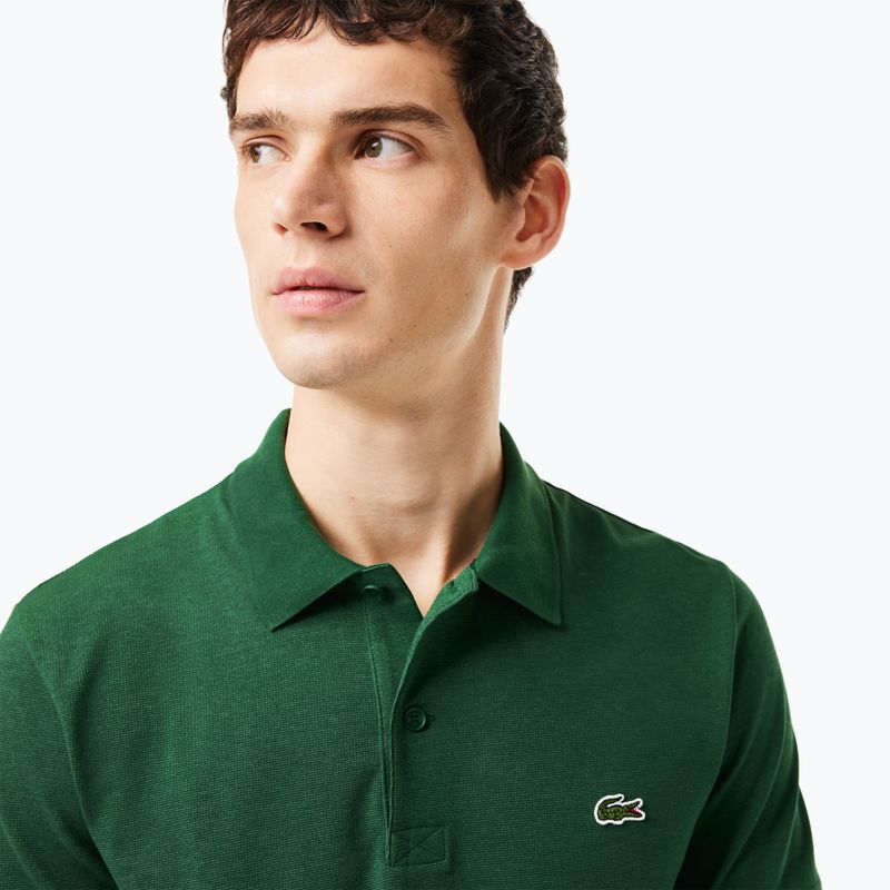 Tricou polo pentru bărbați Lacoste DH0783 green 3