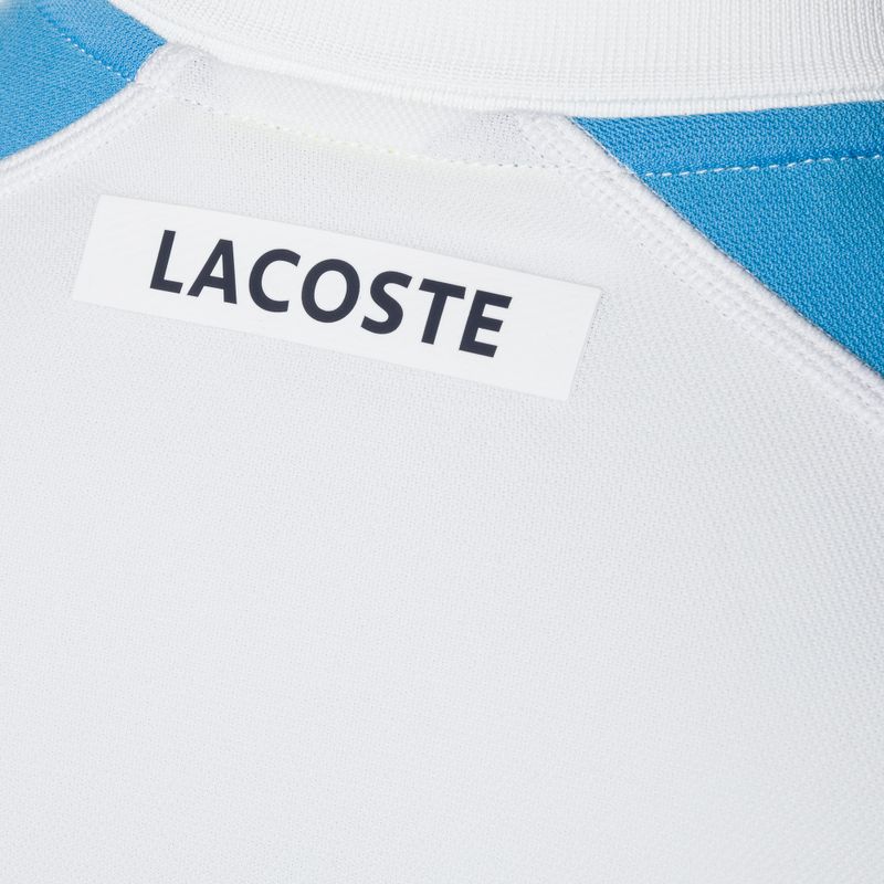 Tricou polo de tenis pentru bărbați Lacoste alb DH9265 4