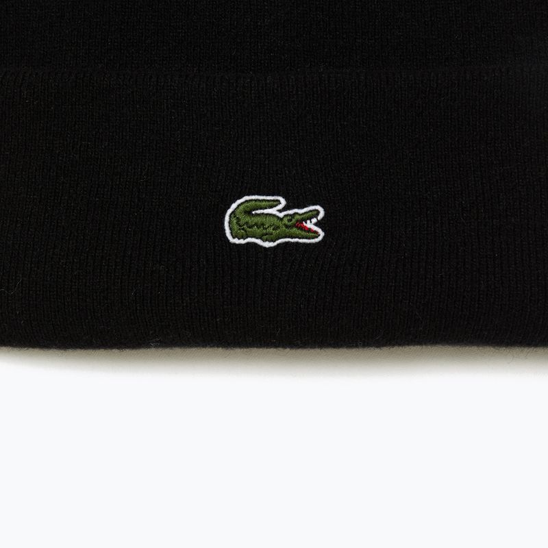 Căciulă de iarnă Lacoste RB9825 black 2