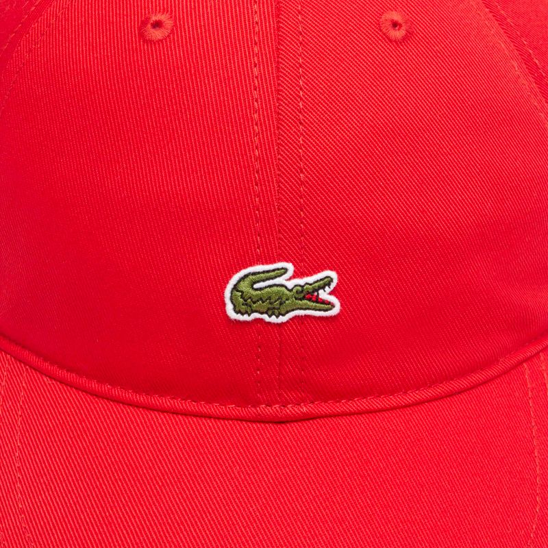 Șapcă  Lacoste RK0491 red 4