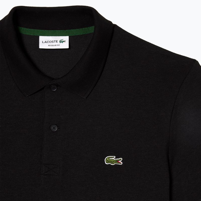 Tricou polo pentru bărbați Lacoste DH0783 black 4