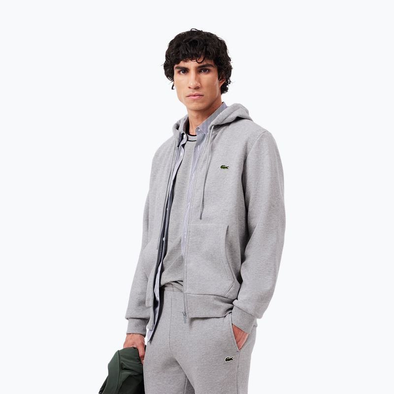 Trening pentru bărbați Lacoste WH2528 silver chine 4