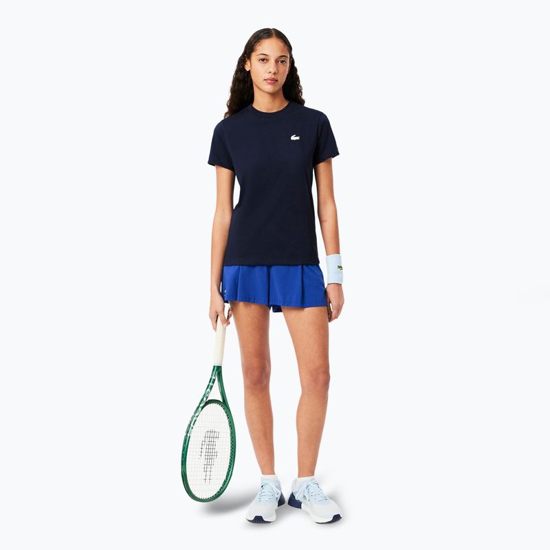Tricou pentru femei  Lacoste TF9246 navy blue 2