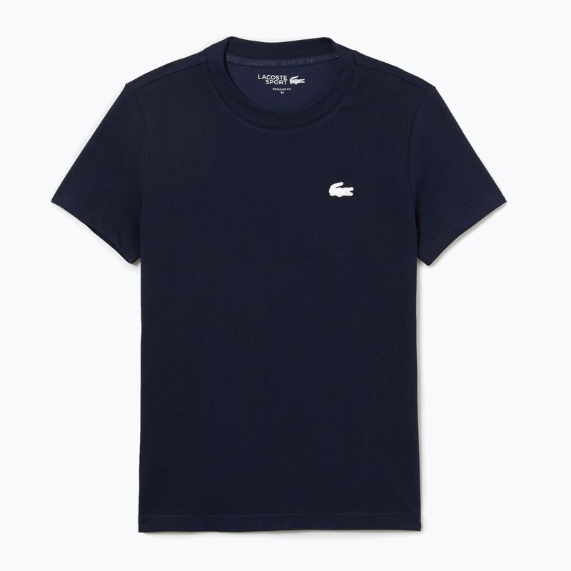 Tricou pentru femei  Lacoste TF9246 navy blue 5