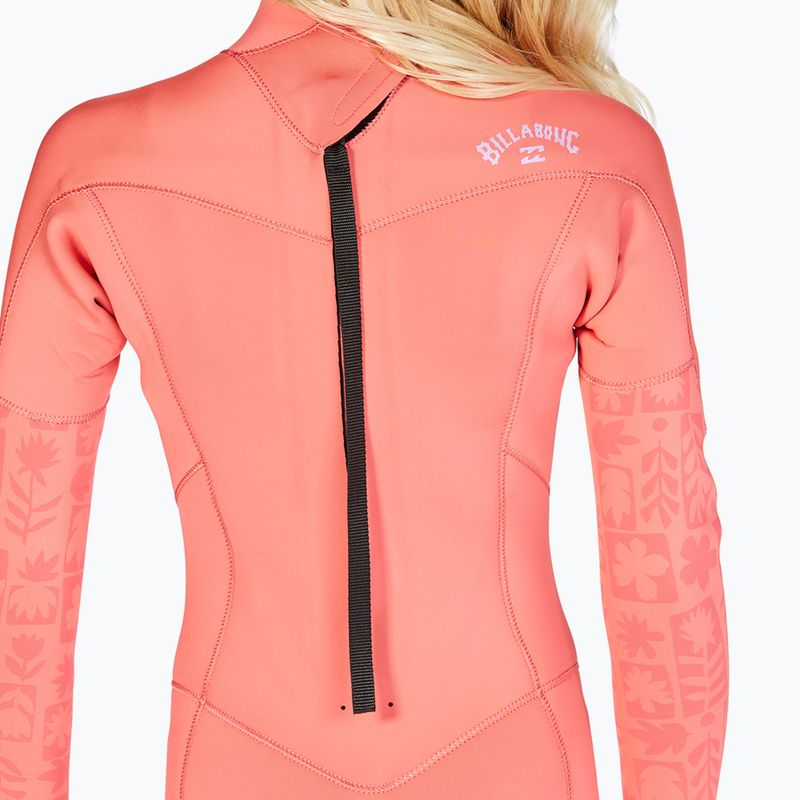 Spumă de înot pentru copii Billabong 4/3 Teen Synergy BZ vintage coral 4