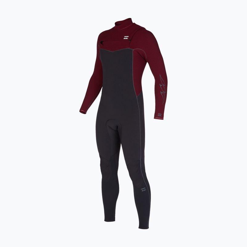 Costumul de neopren pentru bărbați Billabong 5/4 Revolution burgund 6