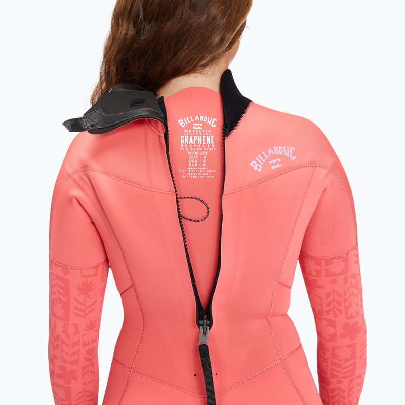 Combinezon de înot pentru femei  Billabong 4/3 mm Synergy BZ Full vintage coral 5