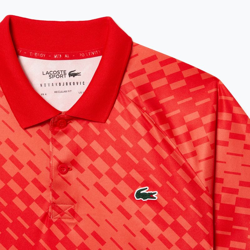 Polo de tenis pentru bărbați Lacoste roșu DH5174 6