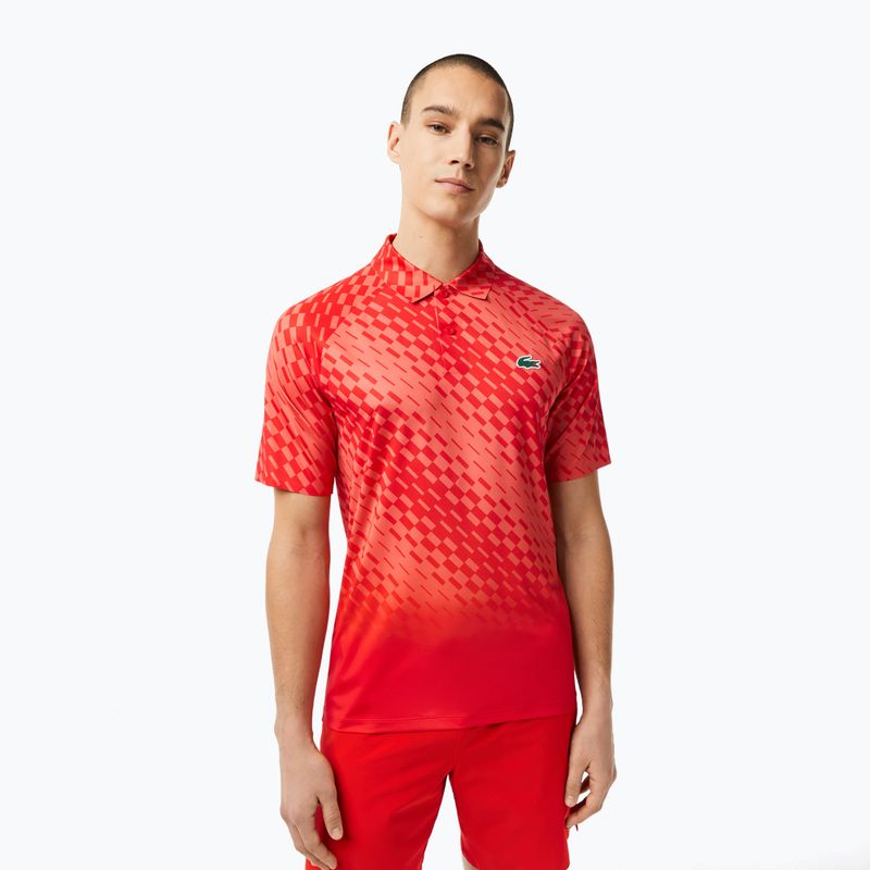 Polo de tenis pentru bărbați Lacoste roșu DH5177