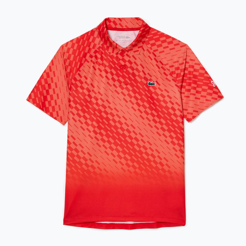 Polo de tenis pentru bărbați Lacoste roșu DH5177 4