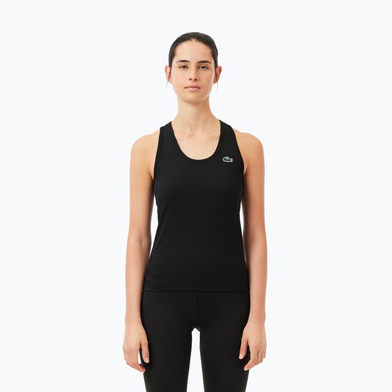 Tank top pentru femei Lacoste TF4874 black