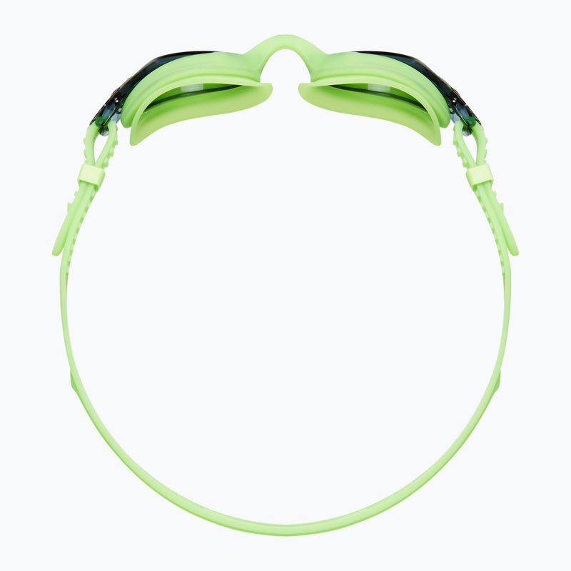 Ochelari de înot pentru copii  TYR Swimple smoke/ fluo green 2