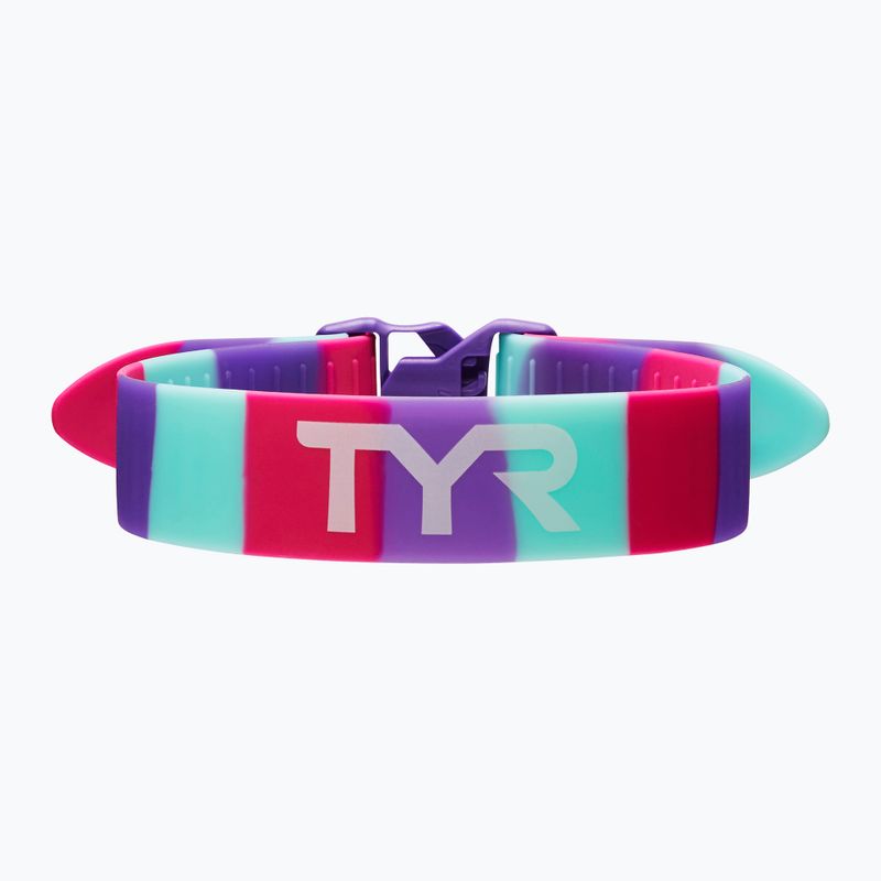 Curea de antrenament TYR Rally Training Strap pink/ purple/ mint