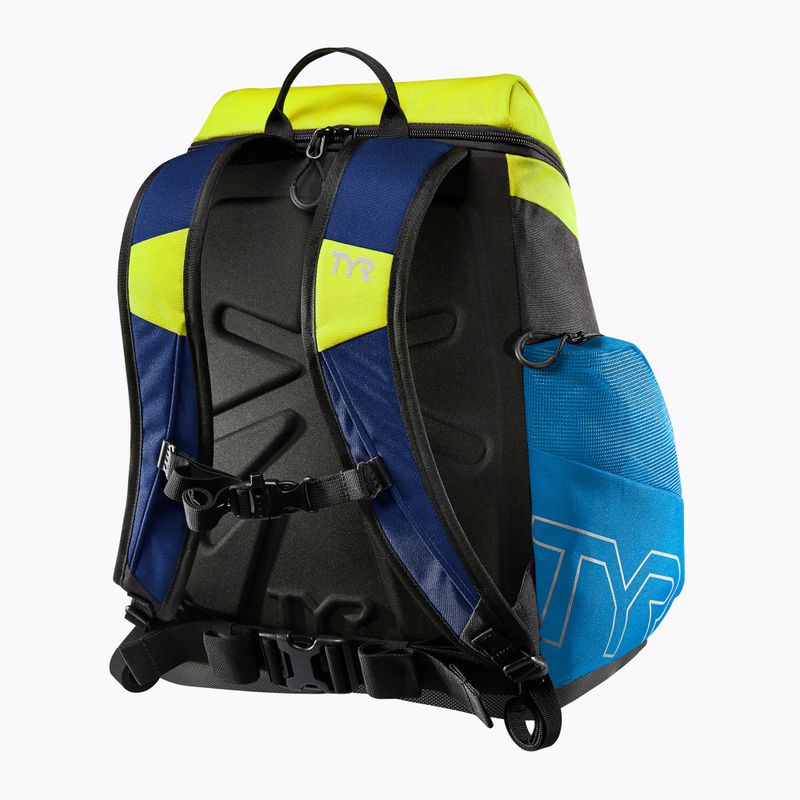 Rucsac de înot TYR Alliance Team 30 l blue/green 2