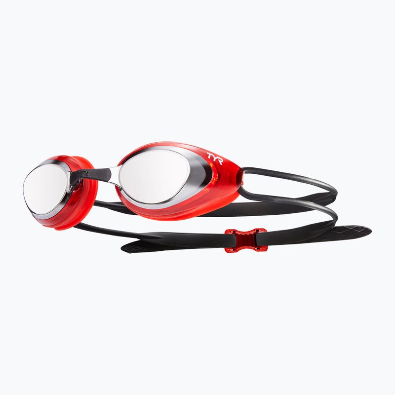 Ochelari de înot  TYR Blackhawk Racing Mirrored silver/ red/ black 5