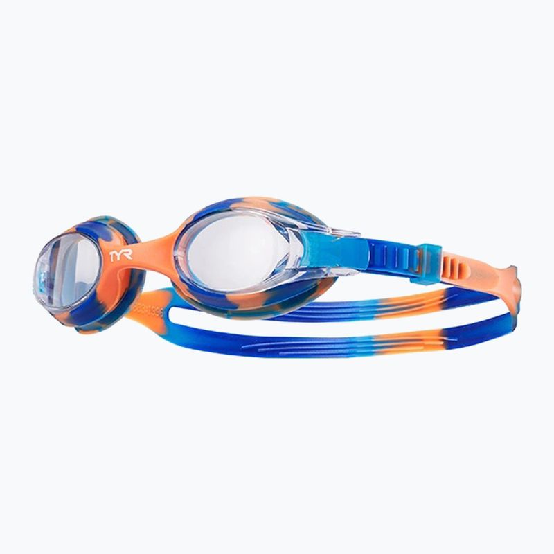 Ochelari de înot pentru copii  TYR Swimple Tie Dye Non-Mirrored clear/blue/orange