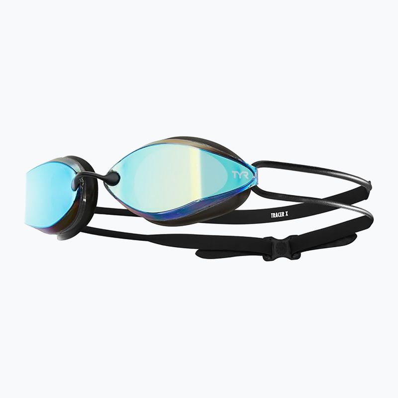 Ochelari de înot TYR Tracer-X Racing Mirrored negru-aurii LGTRXM_751 6