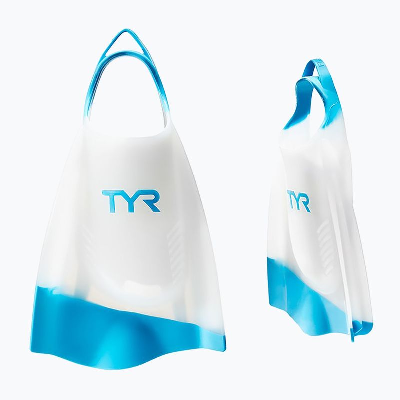 Aripioare de înot TYR Hydroblade alb-albastre LFHYD 5