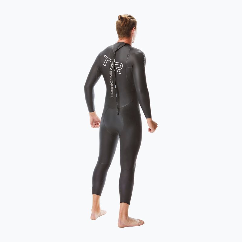 TYR Hurricane Cat 1 pentru bărbați costum de neopren pentru triatlon negru HCAOM 4