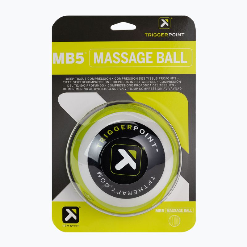 Minge de masaj Trigger Point MB 5 neagră și galbenă