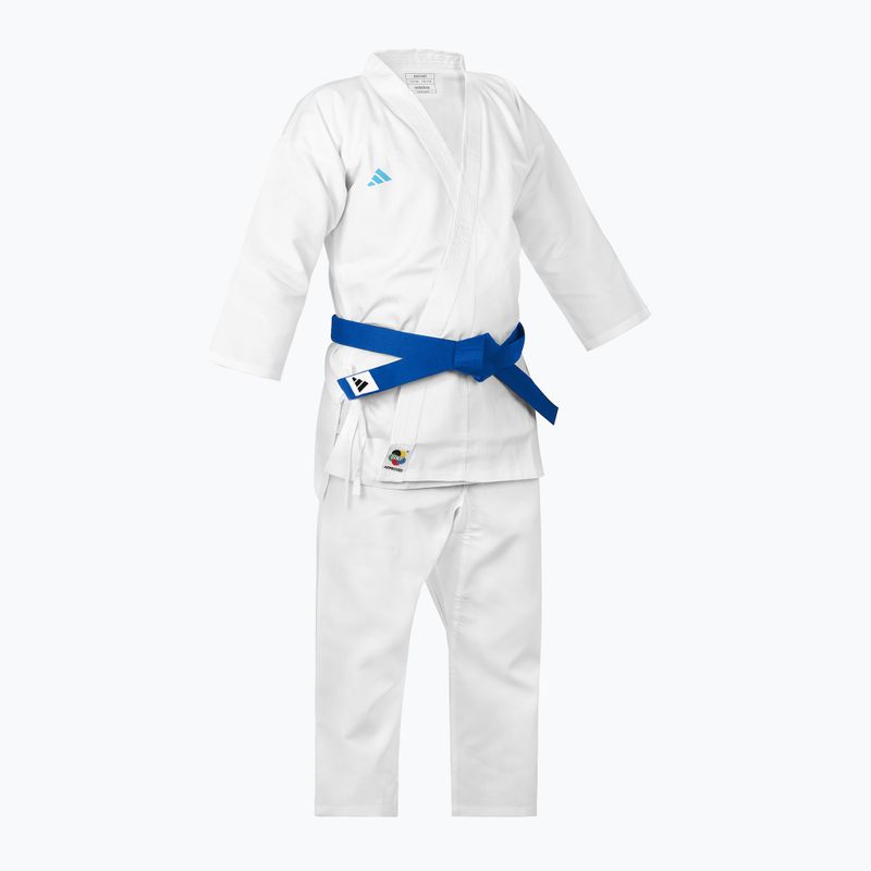 Costum cu centură pentru copii adidas Evolution white 3