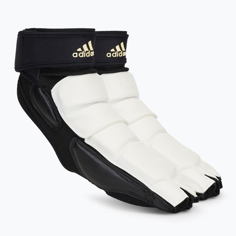 Protectori pentru picioare pentru teakwondo adidas WT alb / negru