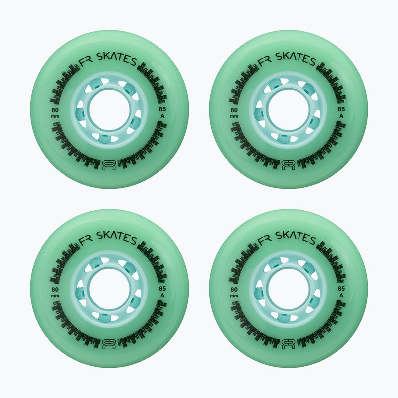 Roți pentru role FR Skates Downtown Wheel 80mm/85A X4 mint/mint 2
