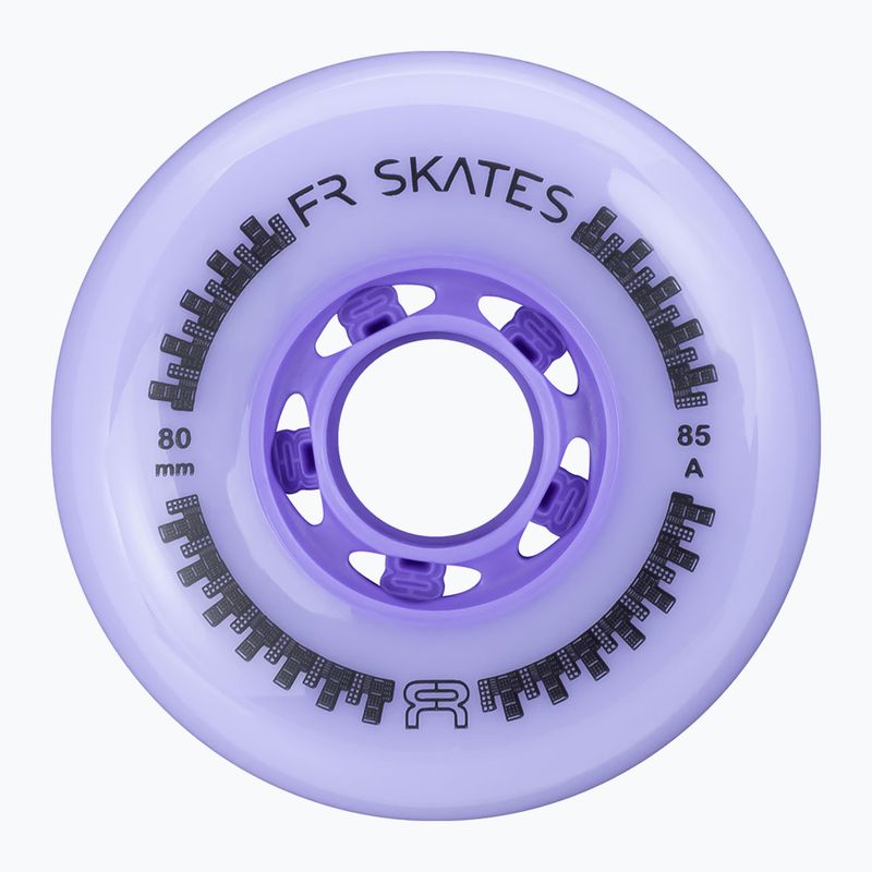 Roți pentru role FR Skates Downtown Wheel 80mm/85A X4 light purple/purple 3