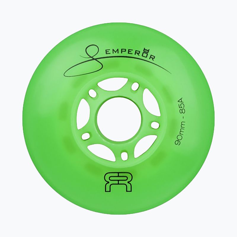 Roți pentru role FR Skates Downtown Wheel 90mm/85A Emperor X4 green 2