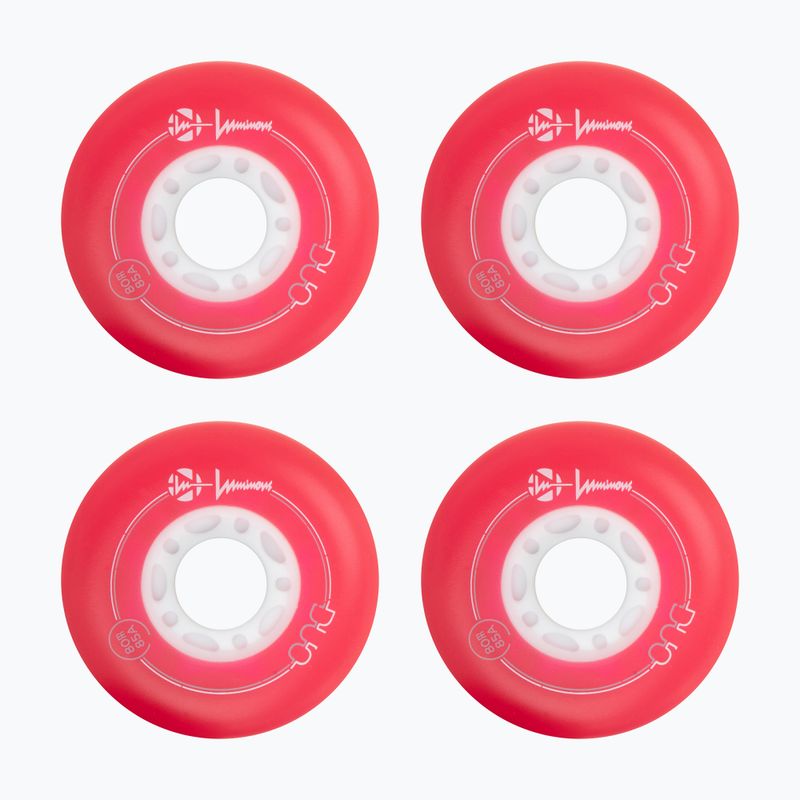 Roți pentru role Luminous Led Wheels Duo 80mm/85A X4 red/blue 2