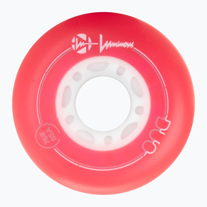 Roți pentru role Luminous Led Wheels Duo 76mm/85A X4 red/blue 3