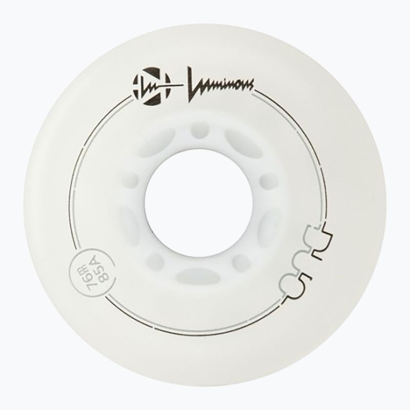Roți pentru role Luminous Led Wheels Duo 76mm/85A X4 white/blue 3