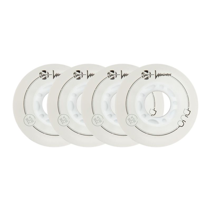 Roți pentru role Luminous Led Wheels Duo 72mm/85A X4 white/blue 6