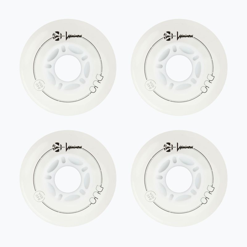 Roți pentru role Luminous Led Wheels Duo 84mm/85A X4 white/red 2