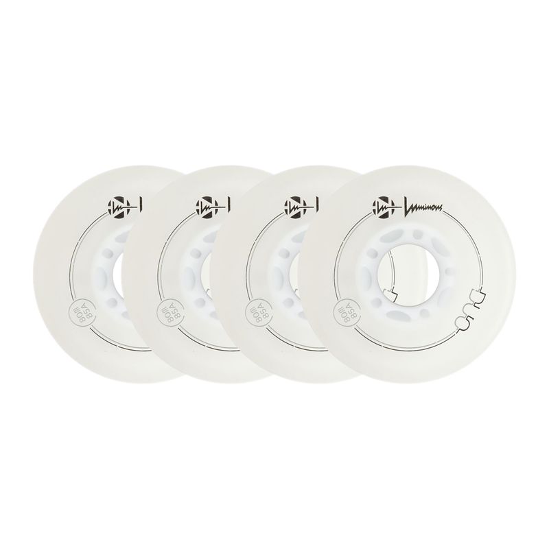 Roți pentru role Luminous Led Wheels Duo 80mm/85A X4 white/red 6