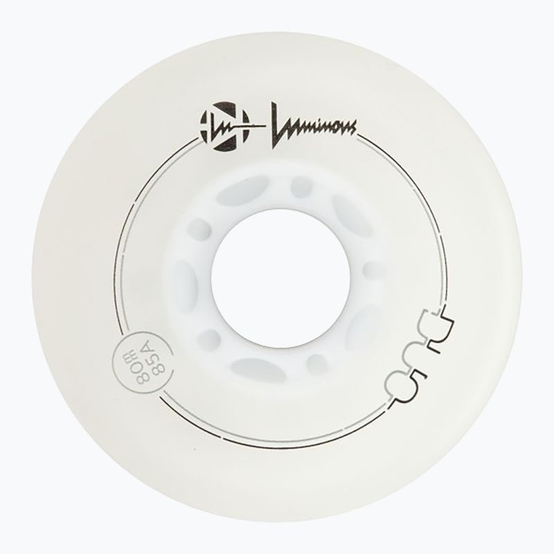 Roți pentru role Luminous Led Wheels Duo 80mm/85A X4 white/red 3