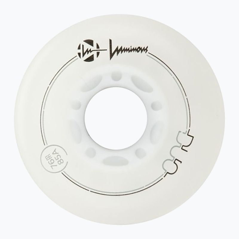 Roți pentru role Luminous Led Wheels Duo 76mm/85A X4 white/red 3