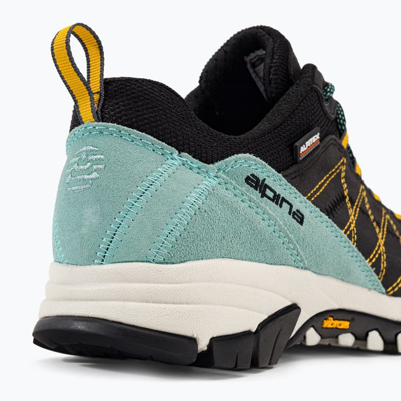 Pantofi de trekking pentru femei Alpina Glacia opal blue/black 9